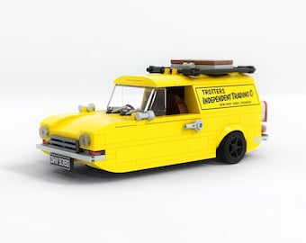 Only Fools & Horses 3-Wheel Van Building Block Set | LEGO-Compatible | 278 Pcs | Including Sticker Set
