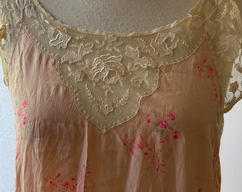 1930s vintage silk nightgown