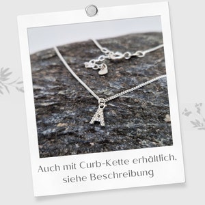 Buchstaben Kugelkette mit Kristall Buchstaben 925 Silber personalisierbar Bild 7