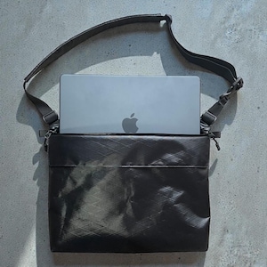 Minimalist XPac Tech Sling Bag – Handmade, Fits 15’’ Laptop, Urban/Techwear