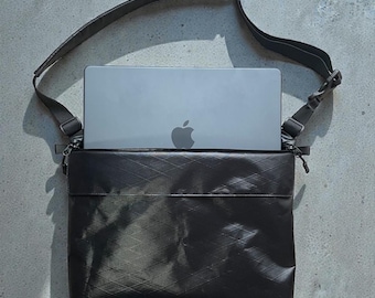 Minimalist XPac Tech Sling Bag – Handmade, Fits 15’’ Laptop, Urban/Techwear