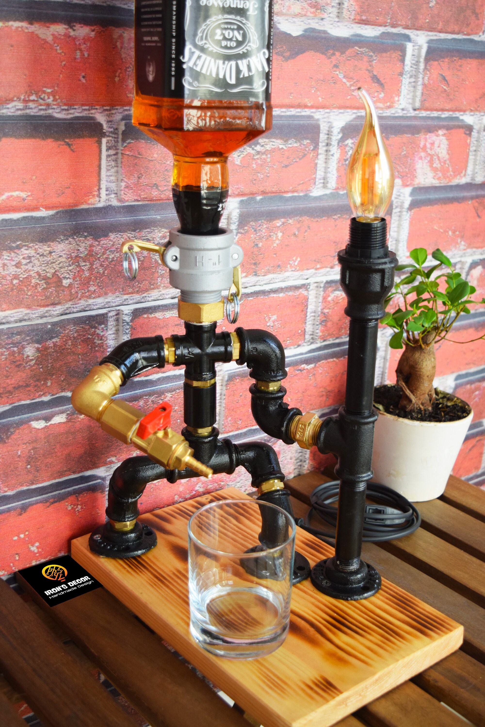 Whiskey Dispenser, Alcohol Dispenser, Whiskey Gift, Man Cave Decor ...