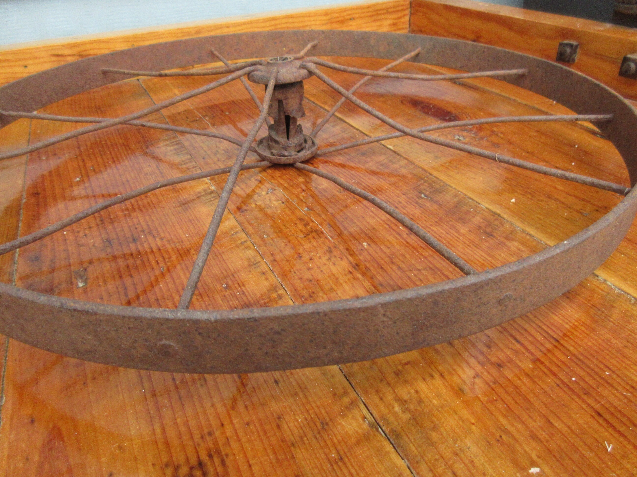 Antique Rusty Metal Spoke Wheel Farm Implement Rustic - Etsy