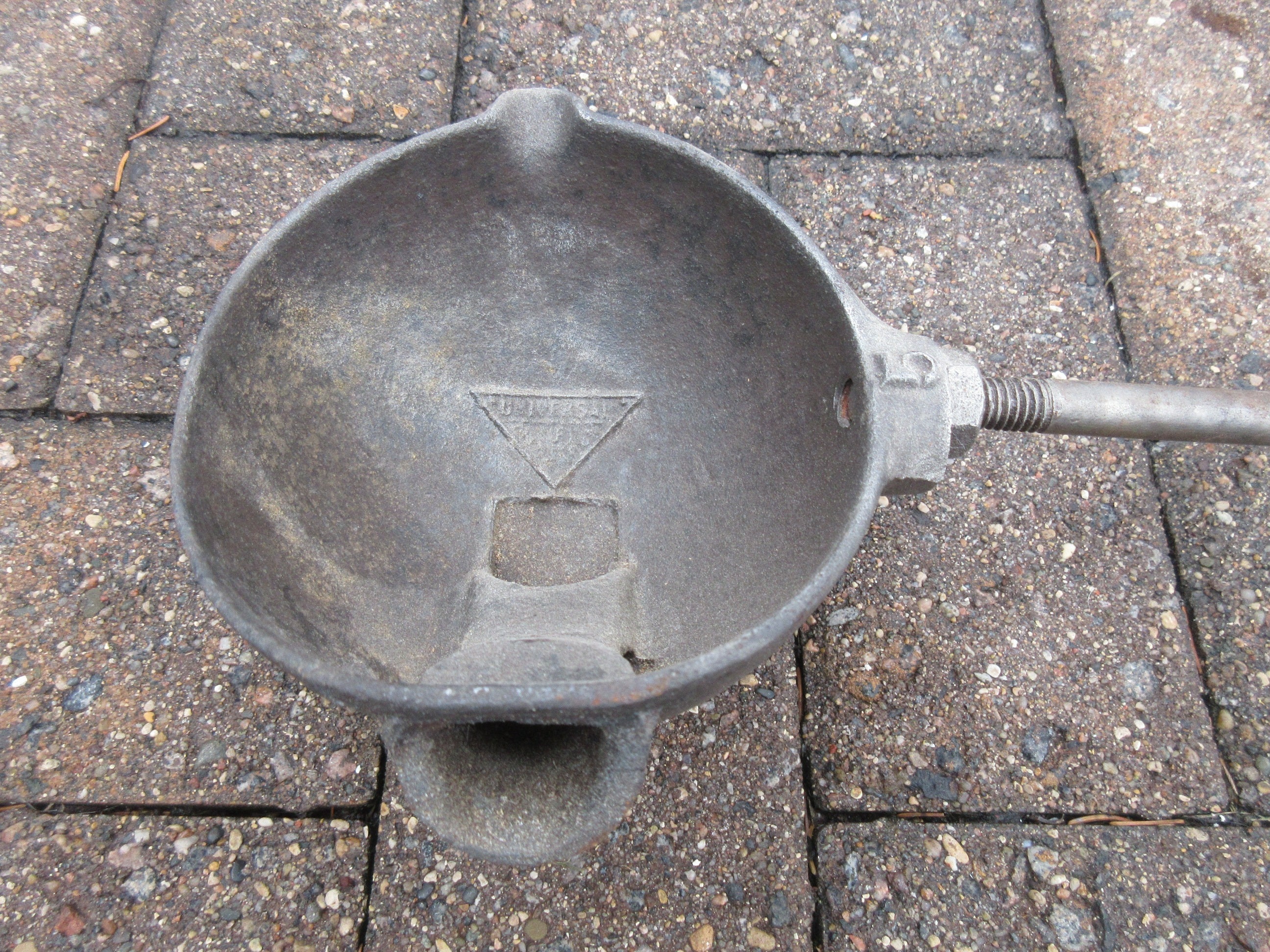 Antique Wrought Iron / Cast Iron Ladle Rustic Home Decor Etsy