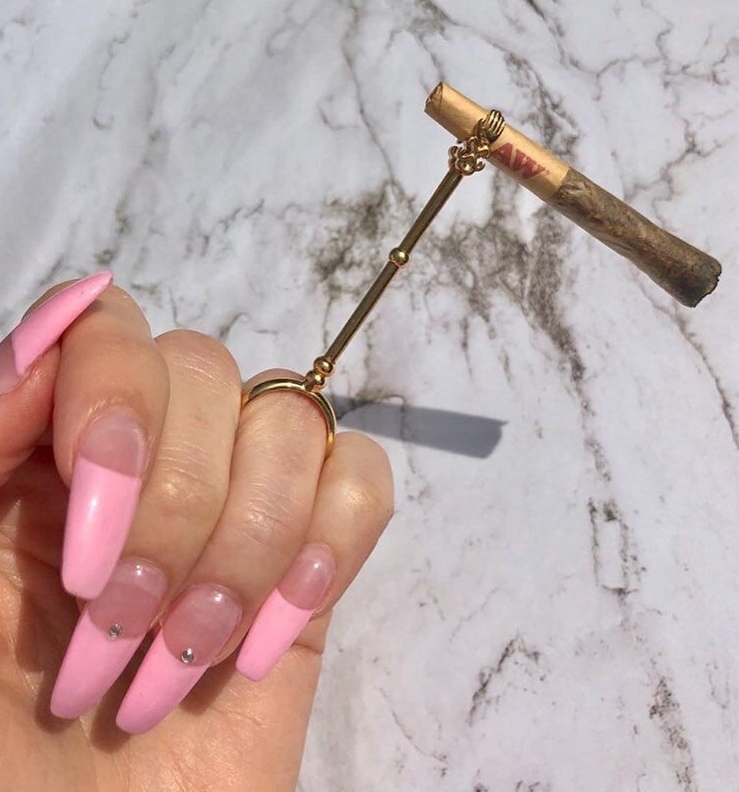 Blunt Holder Ring Etsy UK