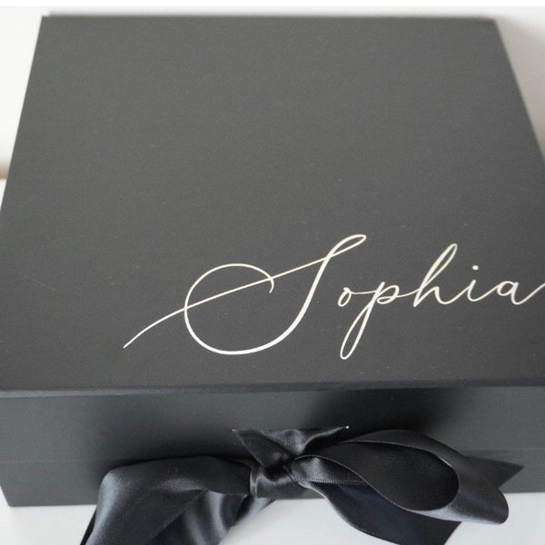 Personalised Proposal Bridal Party Box, Wedding Party Gifts, Thank You Gift, Bridesmaid Gift Box, Custom Maid of Honour Gift