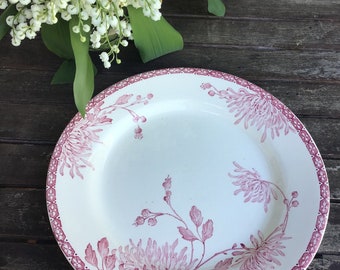 Beautiful “Turenne” dinner plates in French ironstone from Creil et Montereau