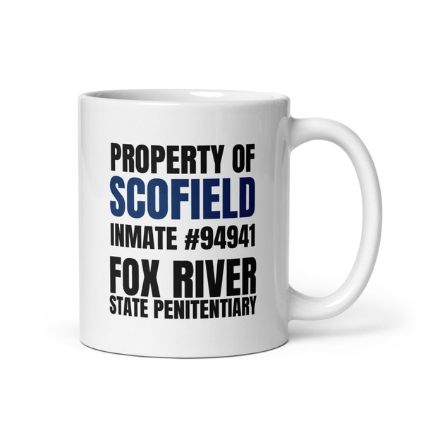 Prison Break Mug // Prison Break TV Show Mug // Michael Scofield Mug