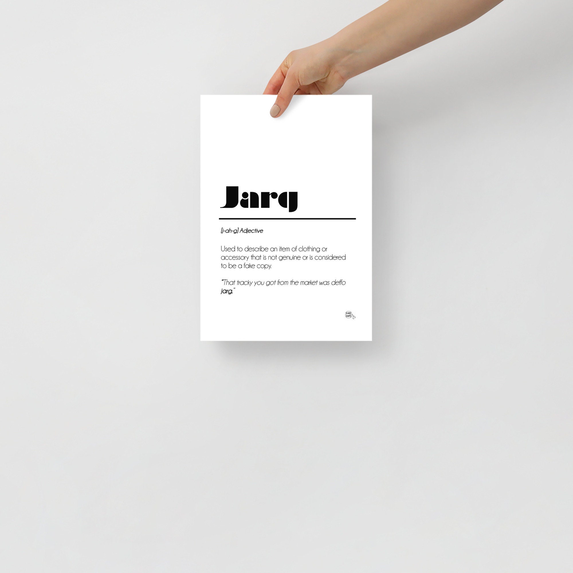 Scouse Word Definition Poster Jarg Etsy