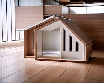 Modern house for cats or small dogs construction plans