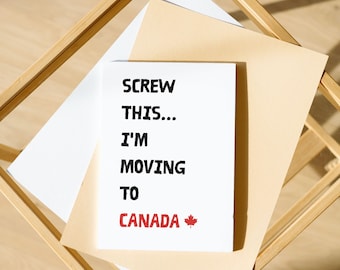 Déménager au Canada Carte d'immigration, Nouvelle vie Canada, Carte numérique Canada, Devenir Canadien, canadien hein