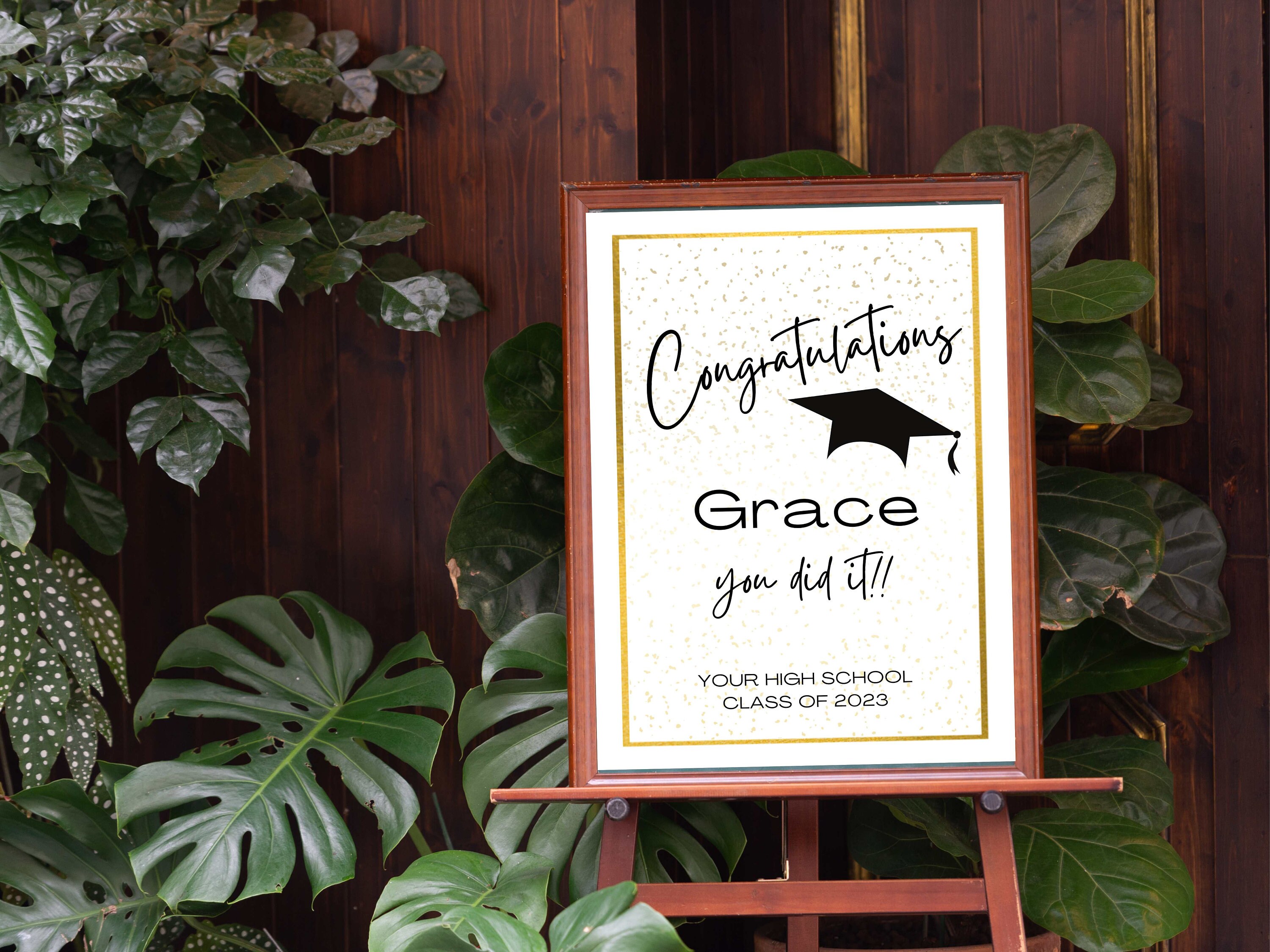 Graduation Party Welcome Sign, Graduation Welcome Poster, Welcome ...