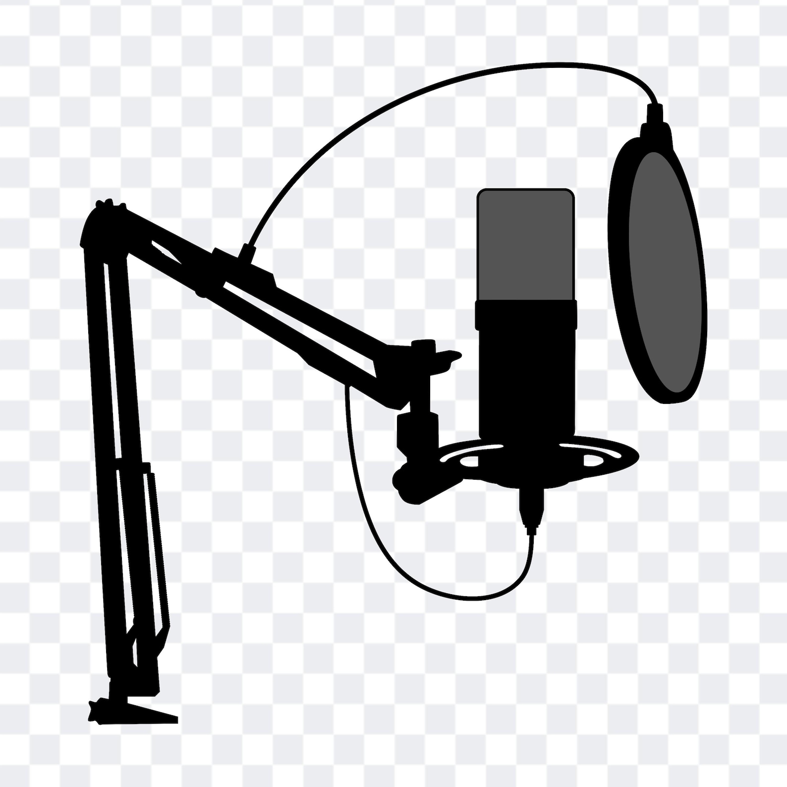 Condenser Svg Condenser Microphone SVG, Condenser Microphone Clipart, Studio ...