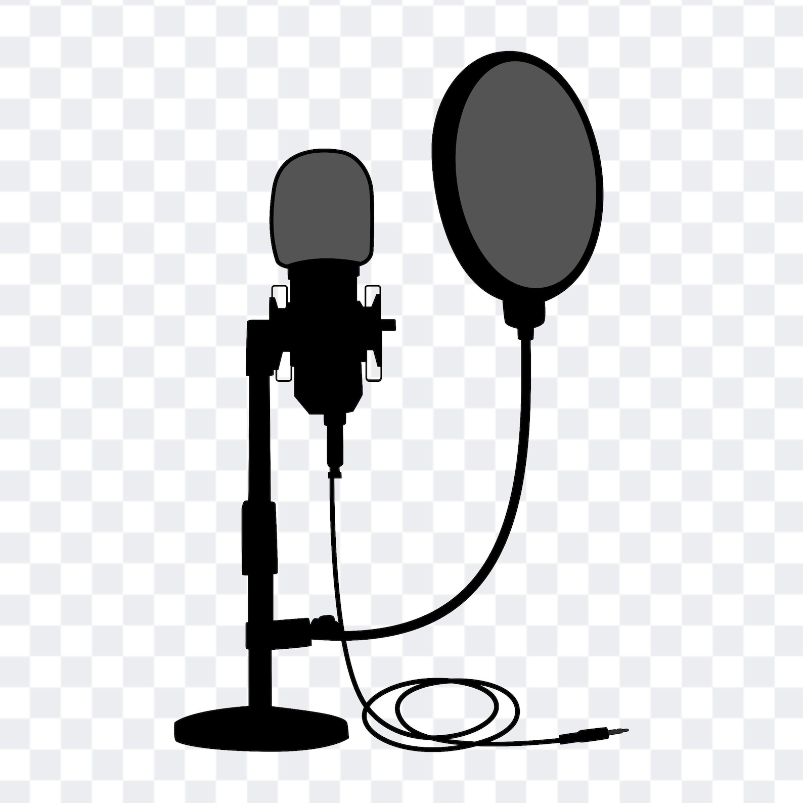 Condenser Svg Condenser Microphone SVG, Condenser Microphone Clipart, Studio ...