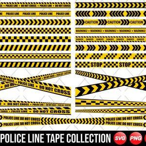 police line tape SVG, crime scene tape SVG, police line Clipart, Warning, caution, danger, criminal forbidden zone vector, Pdf Png Eps Dxf