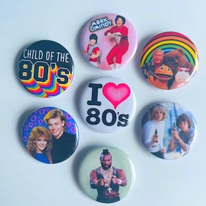 Lot de 7 épingles à épingles à épingles des années 80 ! - France