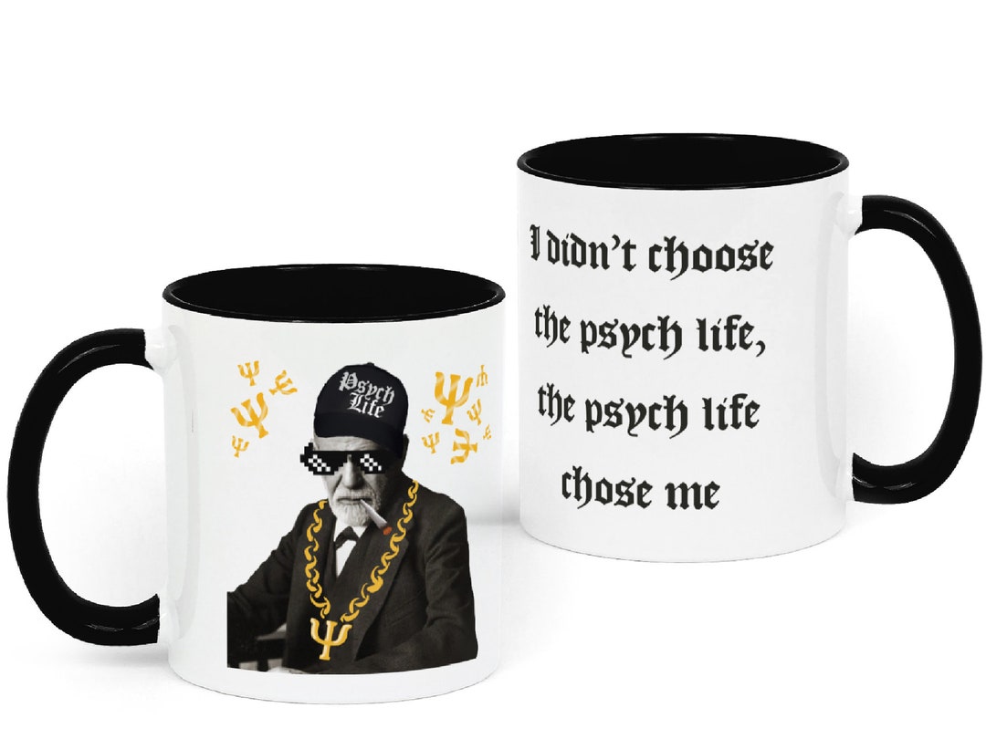 Sigmund Freud, gorgées freudiennes, jaune, rouge, tasse à