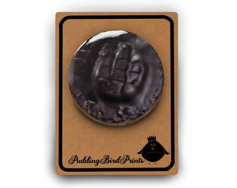 Jaffa Cake Badge Button Pin