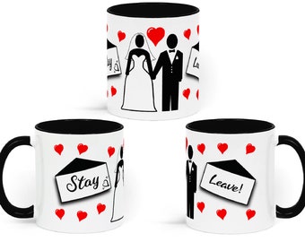 MAFS Married At First Sight Mug | Stay or Leave | MAFSA | Fan | TV Show | Gift | Birthday | Wedding | Experts | Engagement | Funny Joke |