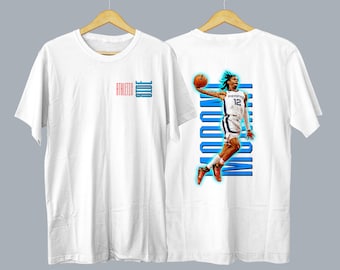 Ja Morant Shirt, Shirts for Basketball Players, Athletic NBA Apparel, Memphis Grizzlies Fans