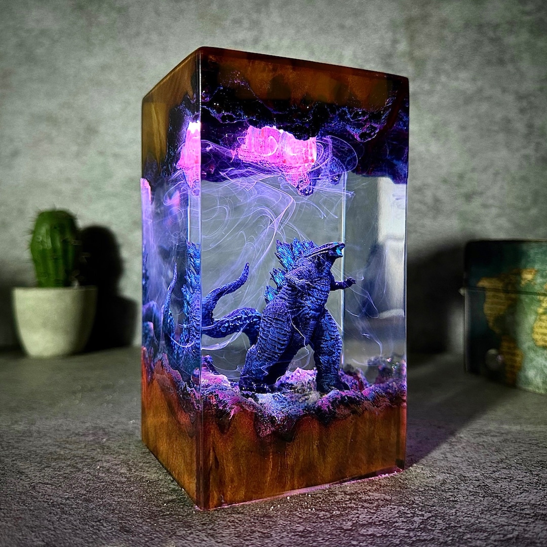 Go.dzi.lla Monster Resin Lamp,custom Epoxy Resin Lamp, Desktop