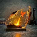 Fire Dragon Resin Lamp, Dragon Legend, Dragon figures, Dragon lamp for halloween gift, unique night lamp, gifts for boyfriend, Birthday gift product logo