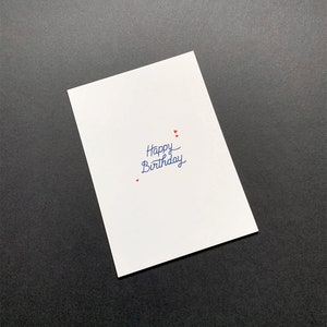 Postkarte "Happy Birthday" | Postkarte auf nachhaltigem Papier