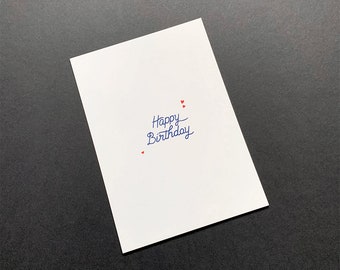 Postkarte "Happy Birthday" | Postkarte auf nachhaltigem Papier