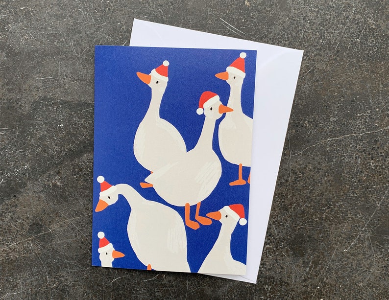 Weihnachtskarten Zusammenstellen Klappkarten mit Umschlag auf nachhaltigem Papier Bild 6