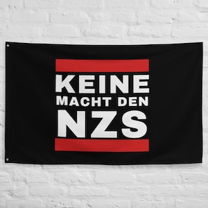 Fahne Flagge Keine Macht den NZS