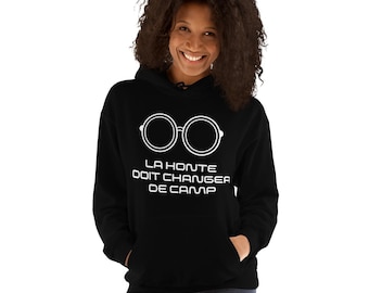 La honte doit changer de camp Unisex Hoodie Sweatshirt support of Gisele Pelicot