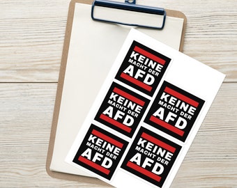 Arkusz naklejek Keine Macht der AFD