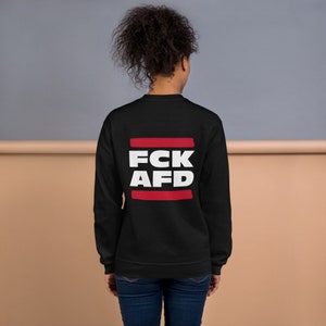 FCK AFD Unisex Sweatshirt back v6