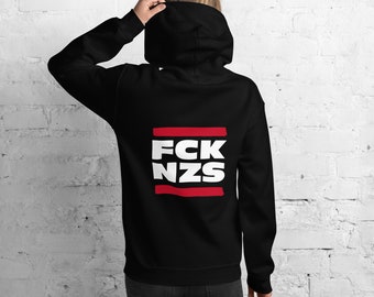 FCK NZS back Unisex Hoodie Kapuzenpulli v5