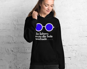 die Scham muss die Seite wechseln Unisex Hoodie Sweatshirt support of Gisele Pelicot v7