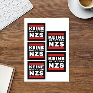 Keine Macht den NZS Sticker sheet