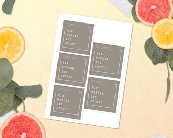 Nie wieder ist jetzt - Sticker sheet