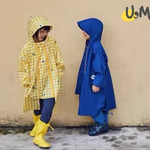 Children's Rain Jacket - Comfortably Covers Backpack