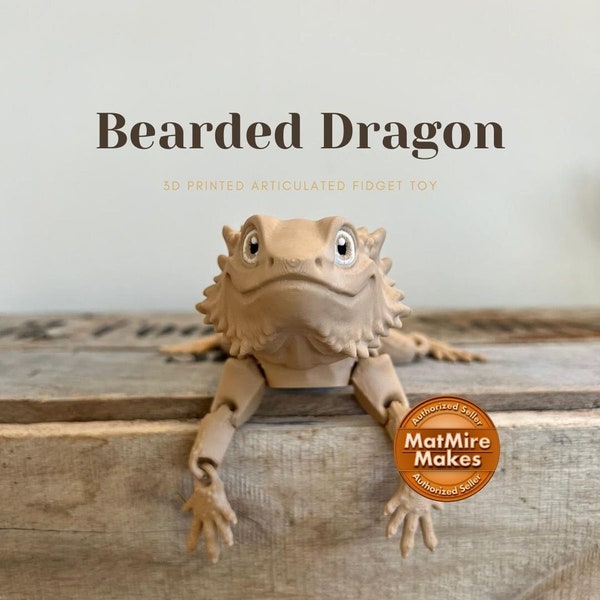 Bearded Dragon | 3D Printed | Fidget Toy