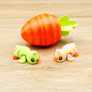 Modello flessibile del pulcino di Pasqua / Adorabile giocattolo articolato