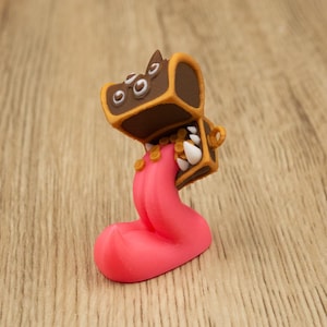 Chest Mimic Mini | 3D Printed Monster Figurine | 2x2 Inch Display Size