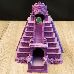 Oude tempel dobbelstenen toren | 3D-geprint fantasieaccessoire