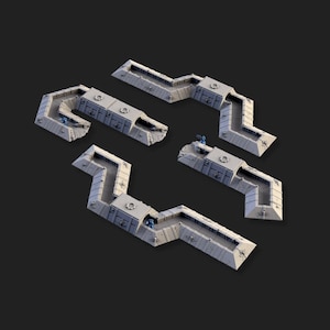 Loopgraven | Landschap/terrein | 3D-geprint | FDM-PLA
