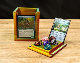 MTG Commander Display Deck Box / Stampato in 3D / Contiene oltre 100 carte a doppia bustina