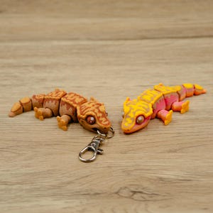 Crested Gecko Fidget | Articulated Keyring & Flexi Model