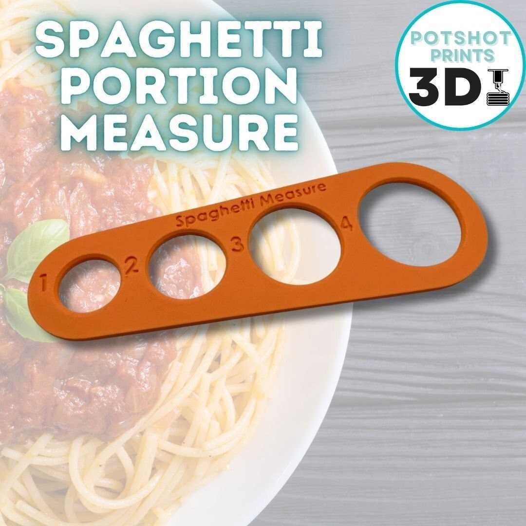 Spaghetti Measure 3D Printed Etsy