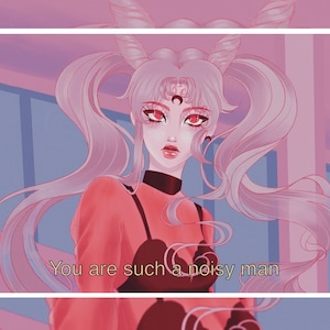 Sailor Moon-Black Lady Print