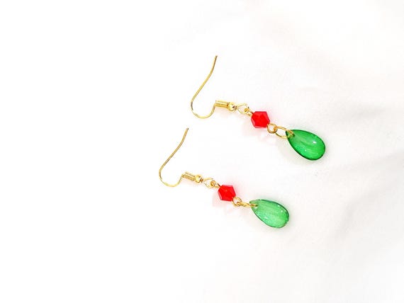 Boucles D'oreilles Cristal Aile Délicate - Strass, Pendentif Goutte, Pour Fêtes Ou Cosplay - 4