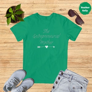 The entrepreneurial mother tshirt gift for business mama tshirt small business owner shirt woman mompreneur tshirt quote mama business tee image 9