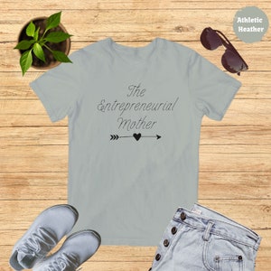 The entrepreneurial mother tshirt gift for business mama tshirt small business owner shirt woman mompreneur tshirt quote mama business tee image 8